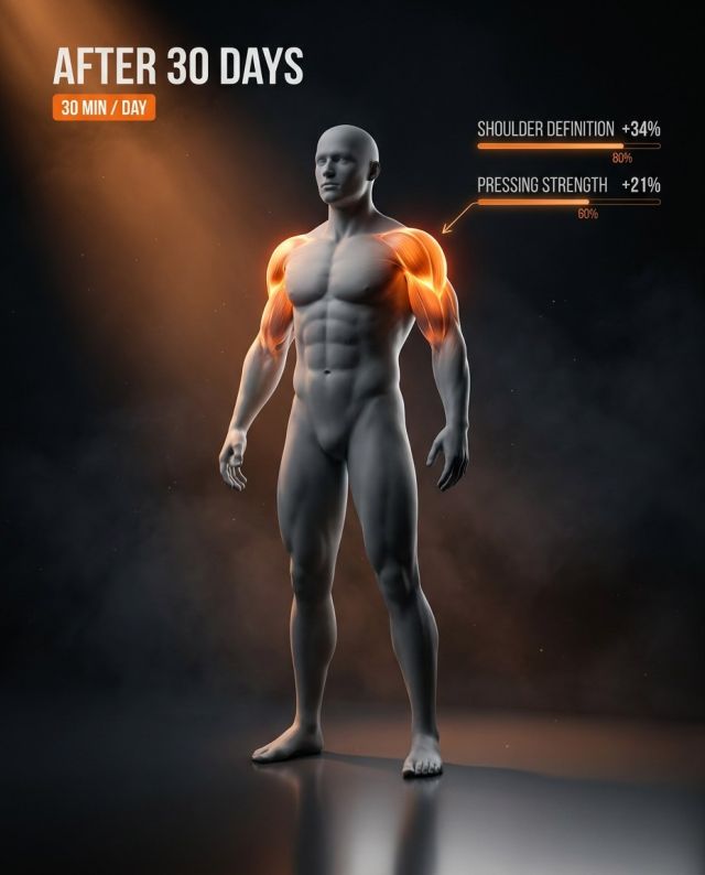 Shoulder definition +34% after 30 days