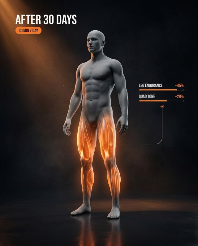 Back strength +25% after 30 days